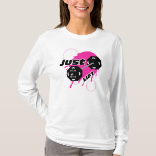 T-shirt Haltérophilie Hoody d'ascenseur de dames juste