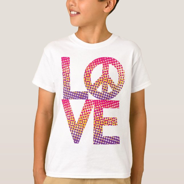 T-shirt Halton LOVE=Paix (Devant)