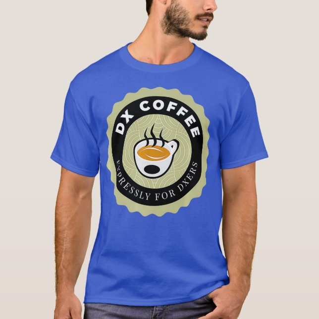 T-shirt Ham Radio Dx et Café Premium (Devant)