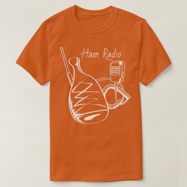 T-shirt Ham Radio Funny Amateur Radio Cadeau (Design devant)