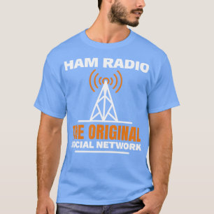 T-shirt Ham Radio Le Réseau Social Original