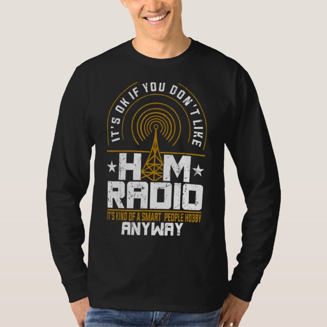 T-shirt Ham Radio opérateur Radio Amateur Morse Hobby Code (Devant)