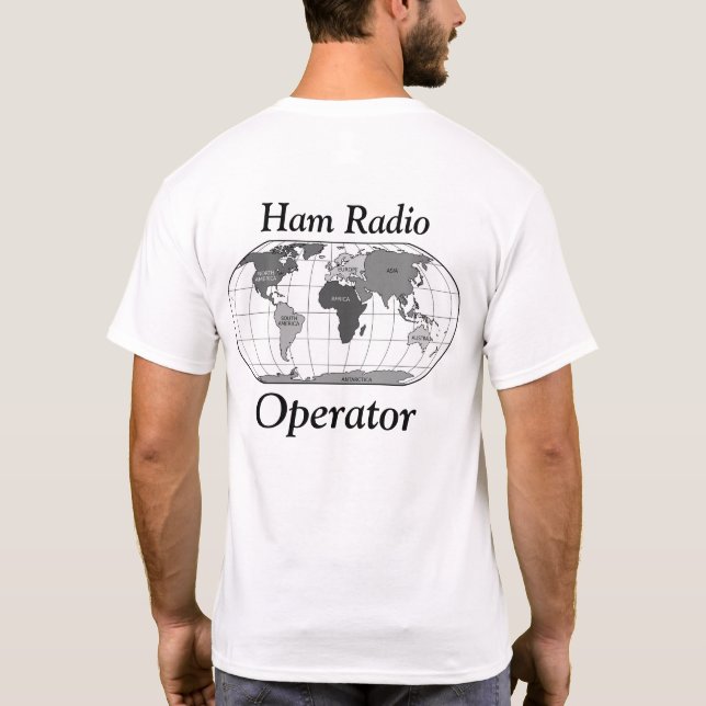 T-shirt Ham Radio Operatop (Dos)