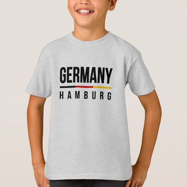 T-shirt Hambourg Allemagne (Devant)