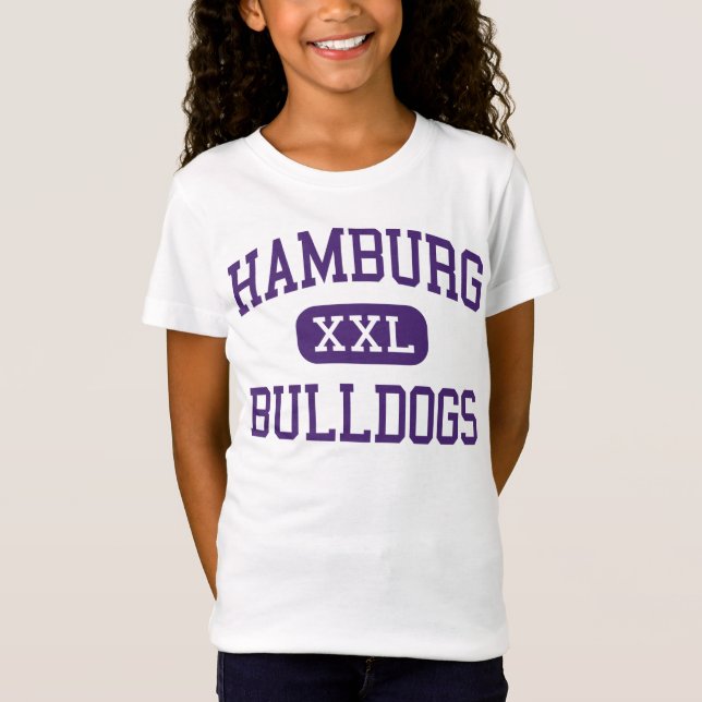 T-Shirt Hambourg - bouledogues - haute - Hambourg New York (Devant)