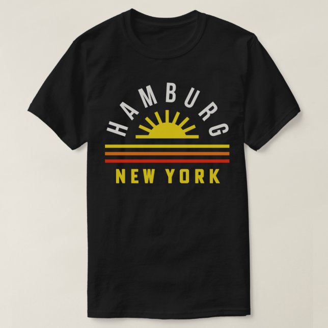 T-shirt Hambourg New York Buffalo NY Lake Erie WNY 2 (Design devant)