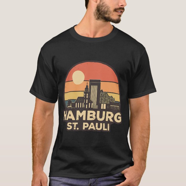 T-shirt Hambourg - St Pauli (Devant)