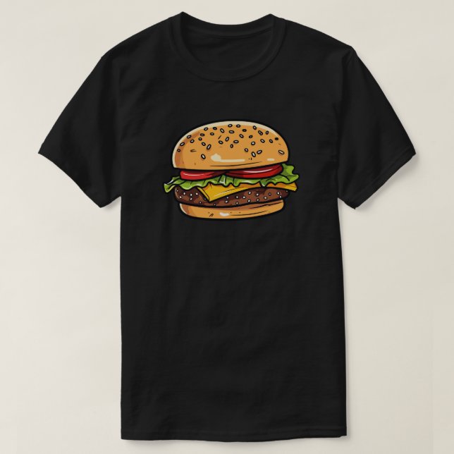 T-shirt Hamburger (Design devant)