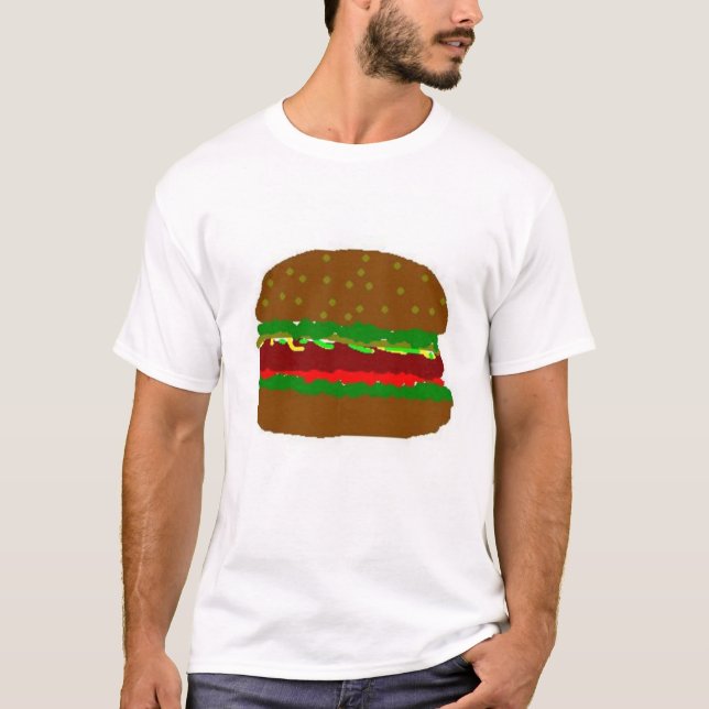 T-shirt hamburger (Devant)