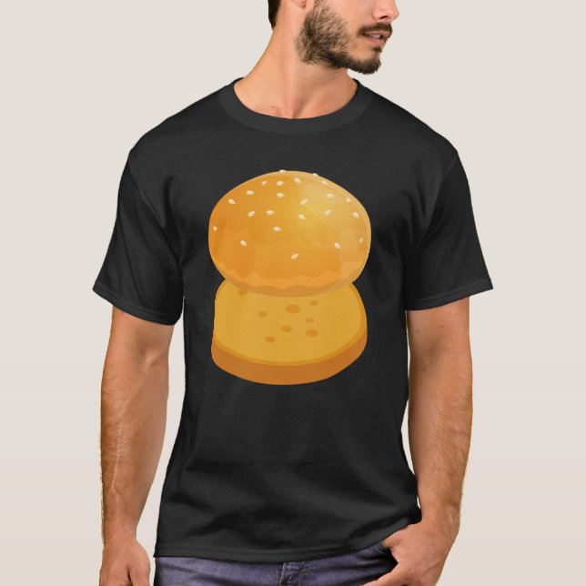 T-shirt Hamburger Bun pour Halloween Hamburger Maker Group (Devant)