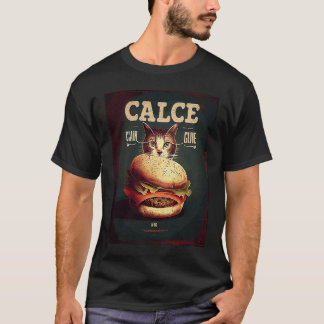 T-shirt Hamburger café de chat