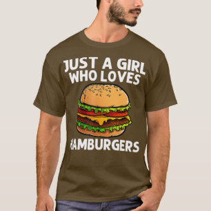 T-shirt Hamburger cool Pour Filles Burger Enfants Cheesebu