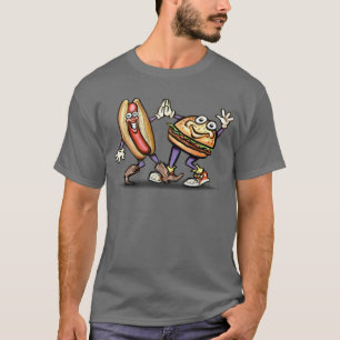 T-shirt Hamburger du hot-dog n