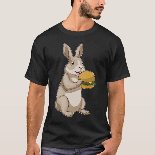 T-shirt Hamburger lapin (Devant)