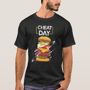 T-shirt Hamburger Lover Cadeau Fast Food Gym Entraînement