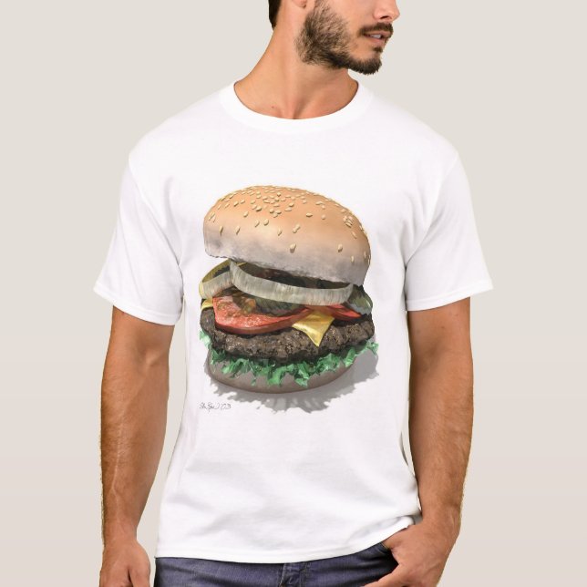 T-shirt Hamburger parfait (Devant)