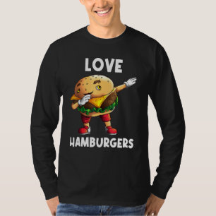 T-shirt Hamburger Pour Hommes Burger Cheeseburger Nourritu
