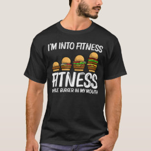 T-shirt Hamburger Pour Hommes Femmes Nourriture Cheeseburg
