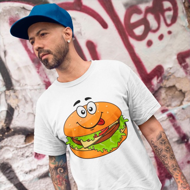 T-shirt Hamburger Tasty (Créateur téléchargé)