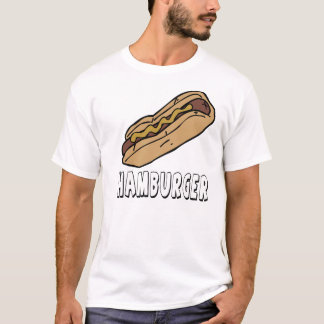 T-shirt Hamburgers de hot dogs pas