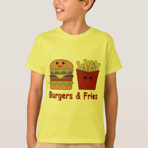 T-shirt Hamburgers et fritures