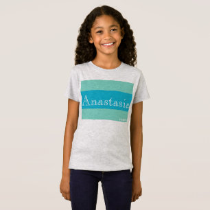 T-Shirt HAMbWG - Chemise T pour enfants - Bandes Turquoise