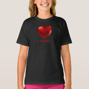 T-shirt HAMbWG Coeur - 13 Couleurs - Manches longues pour