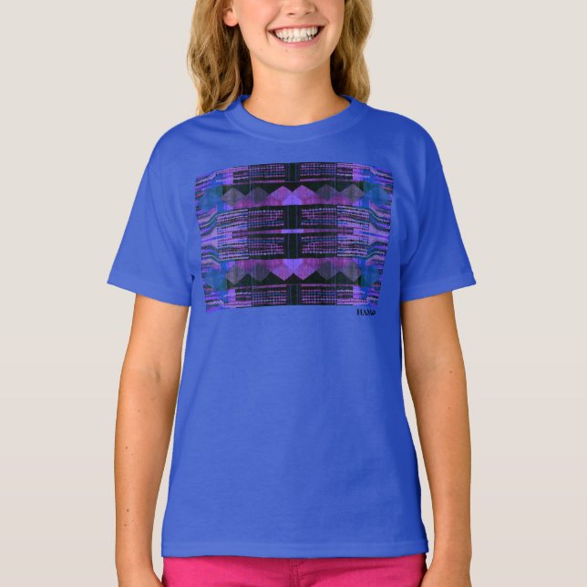 T-shirt HAMbWG - T Chemise - Blues violettes (Devant)