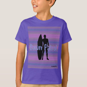 T-shirt HAMbWG - T Chemise - Dégradé pourpre Surfer