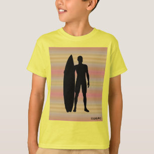 T-shirt HAMbWG - T Chemise - Gradients pâles Surfer