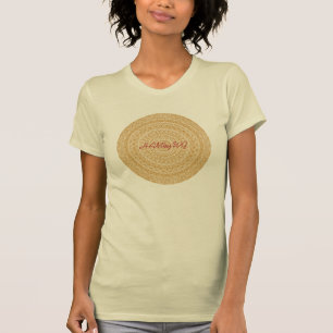 T-shirt HAMbyWG - Cercle Boho féminin en rouge - Nostalgiq