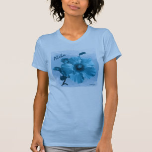 T-shirt HAMbyWG - Hibiscus Hawaiin à look Vintage féminin