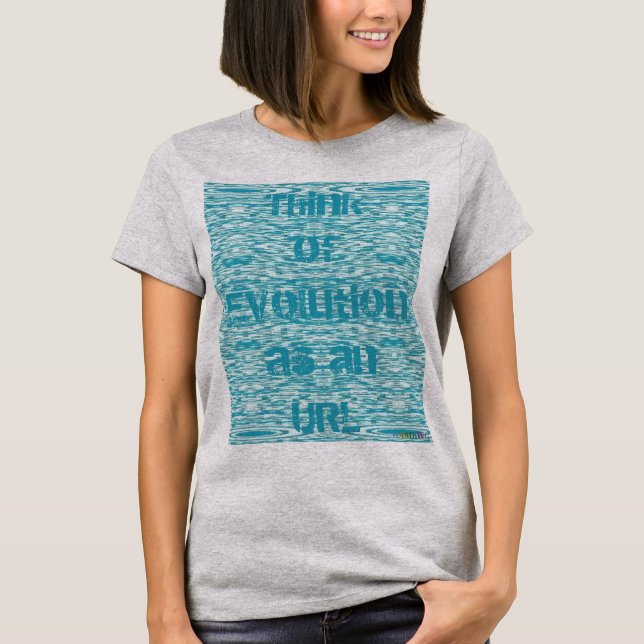T-shirt HAMbyWG - T pour fille - Evolution (Devant)