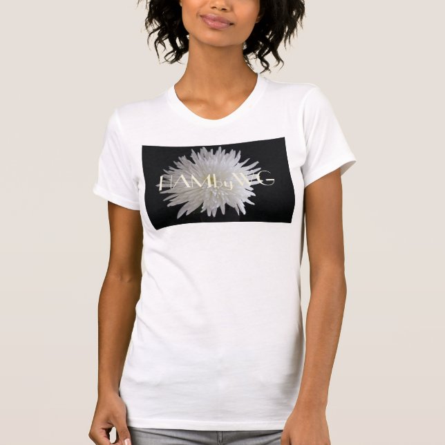 T-shirt HAMbyWG Whit Dahlia (Devant)