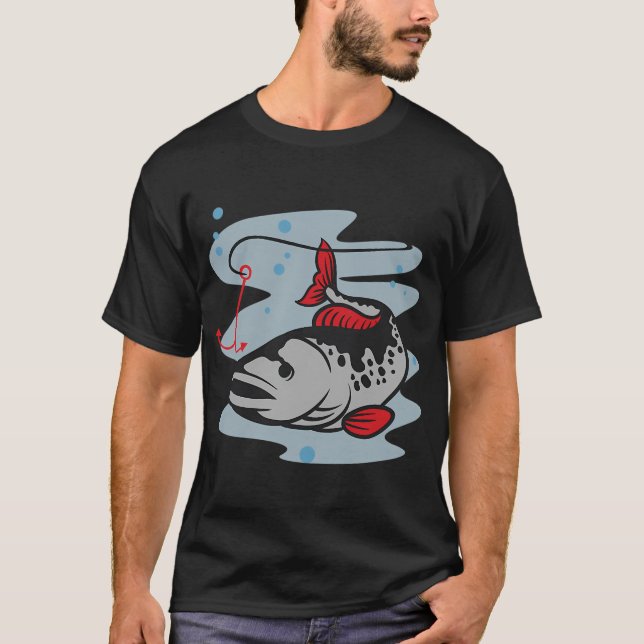 T-shirt Hameçon pour truite (Devant)
