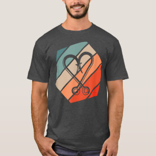 T-shirt Hameçons de pêche style rétro Vintage 252