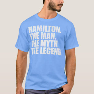 T-shirt Hamilton Nom de famille Nom de famille Nom de fami
