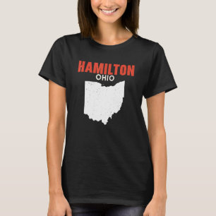 T-shirt HAMILTON Ohio USA State America Travel Ohioan