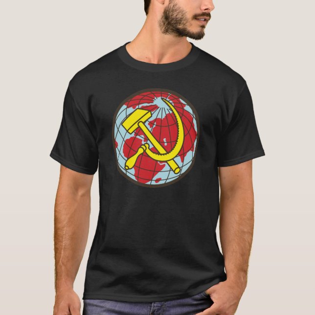 T-shirt Hammer and Sickle - Communist World (Devant)