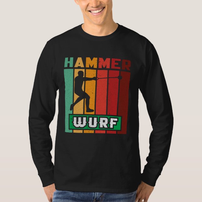 T-shirt Hammer throw athletics hammer thrower sport (Devant)