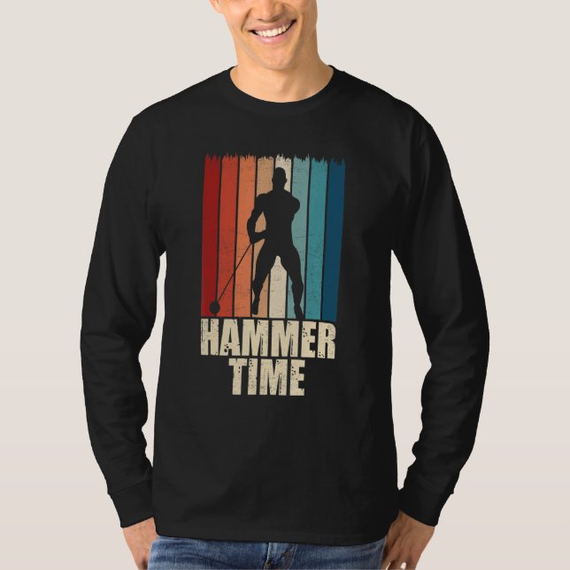 T-shirt Hammer Time Throwing Throw Thrower Track Field App (Devant)