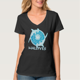 T-shirt Hammerhead Shark Republic Of Maldives Diving