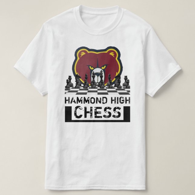 T-shirt HAMMOND HIGH CHESS (Design devant)