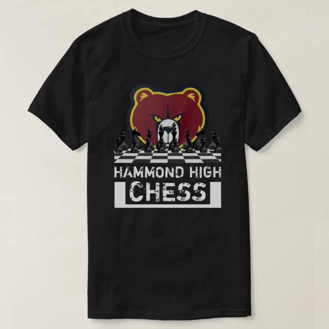 T-shirt HAMMOND HIGH CHESS (Design devant)