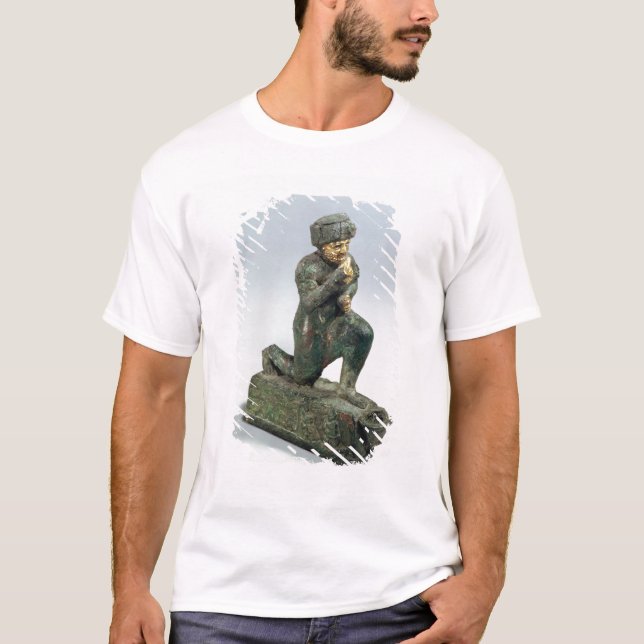 T-shirt Hammurabi, roi de Babylone, priant avant un sacre (Devant)