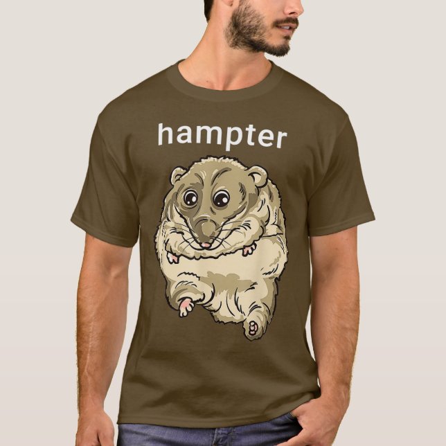 T-shirt Hampter Funny Hamster Dank Meme (Devant)