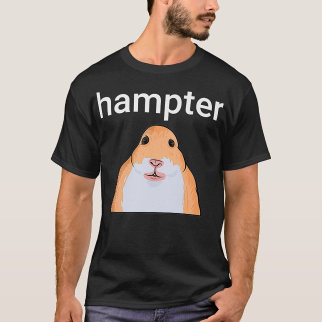 T-shirt Hampter Funny Hamster Dank Mème Premium (Devant)