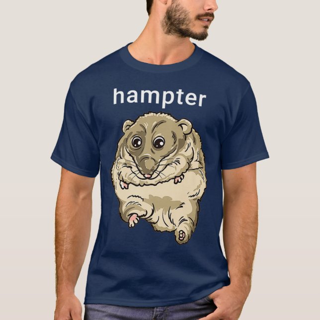 T-shirt Hampter Funny Hamster Dank Mème Premium (Devant)