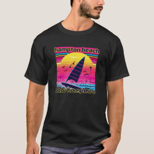 T-shirt Hampton Beach Retro 80s Style Souvenir Beach