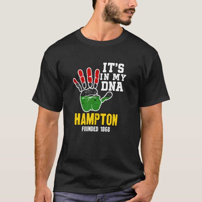 T-shirt Hampton, HU, Conception de souvenir HBC (Devant)